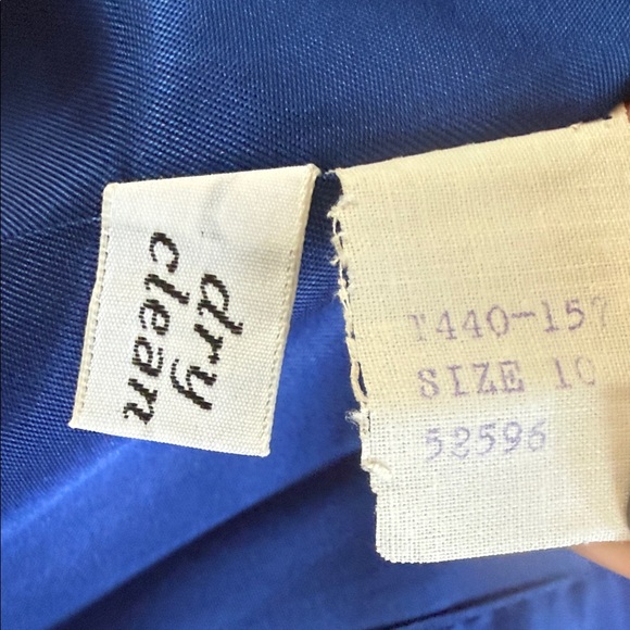 Vintage Pendleton Cobalt Blue Blazer Made In USA 100% wool size 10 - Picture 5 of 7
